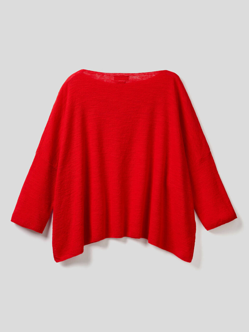 Knit sweater with boat neck image number null