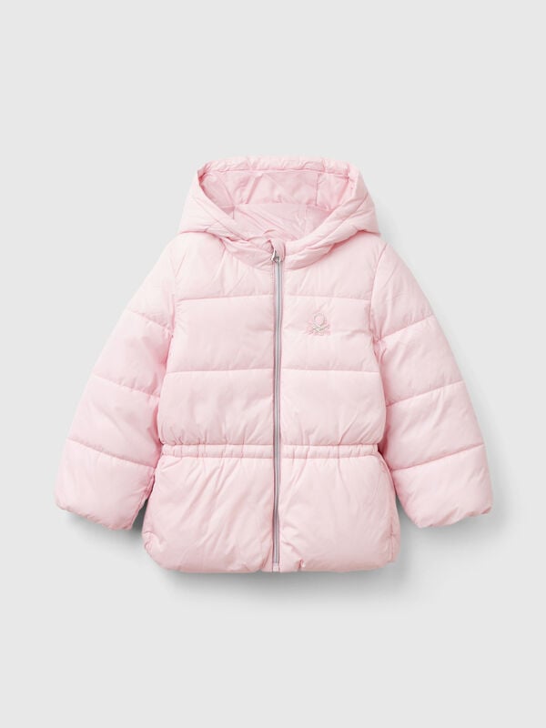 Nylon jacket with hood Junior Girl