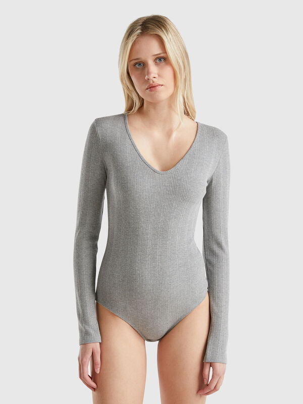 Warm long sleeve bodysuit Women