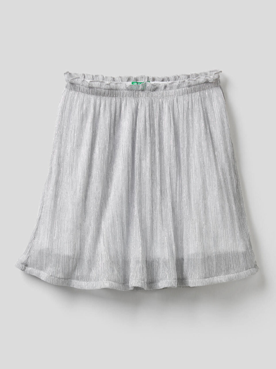 Flared skirt with lurex threads image number null