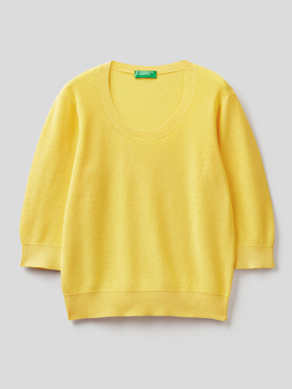 Sweater in tricot cotton image number 1