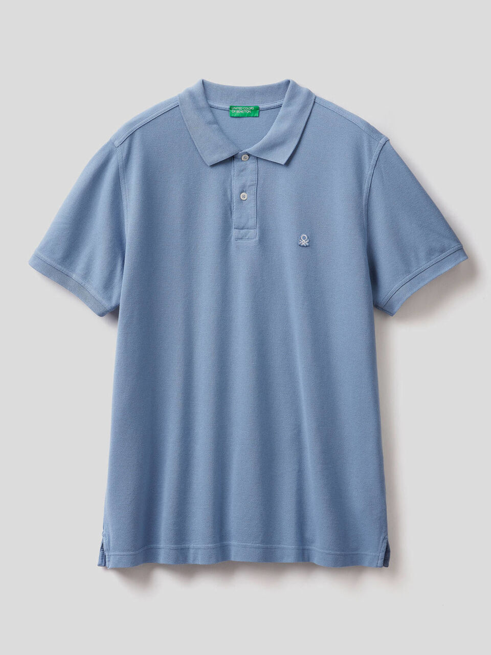 Short sleeve polo in 100% cotton image number 1