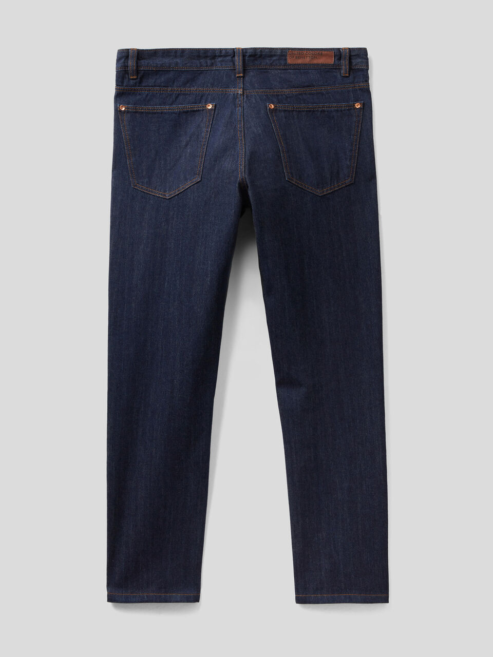 Straight leg 100% cotton jeans image number 2