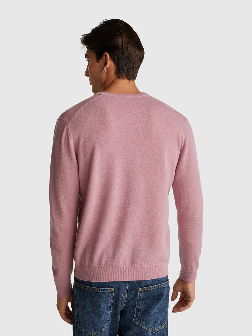 V NECK SWEATER L/S Men image number null
