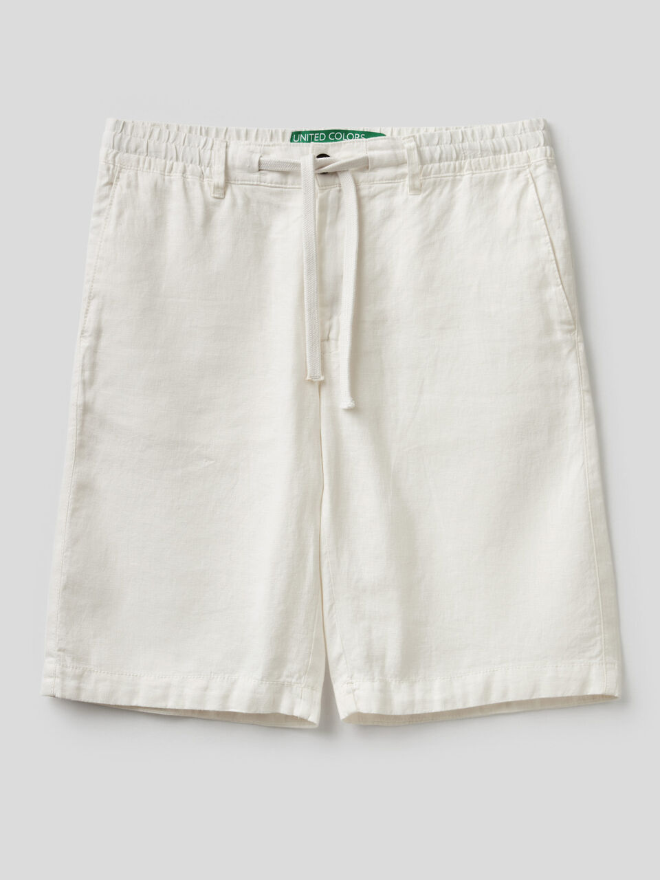 Bermudas in 100% linen image number 1