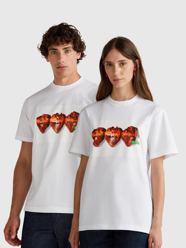 T-shirt with Oliviero Toscani photographic print