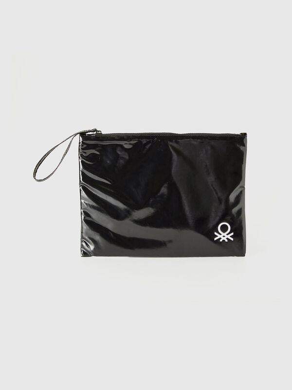 Large clutch with logo