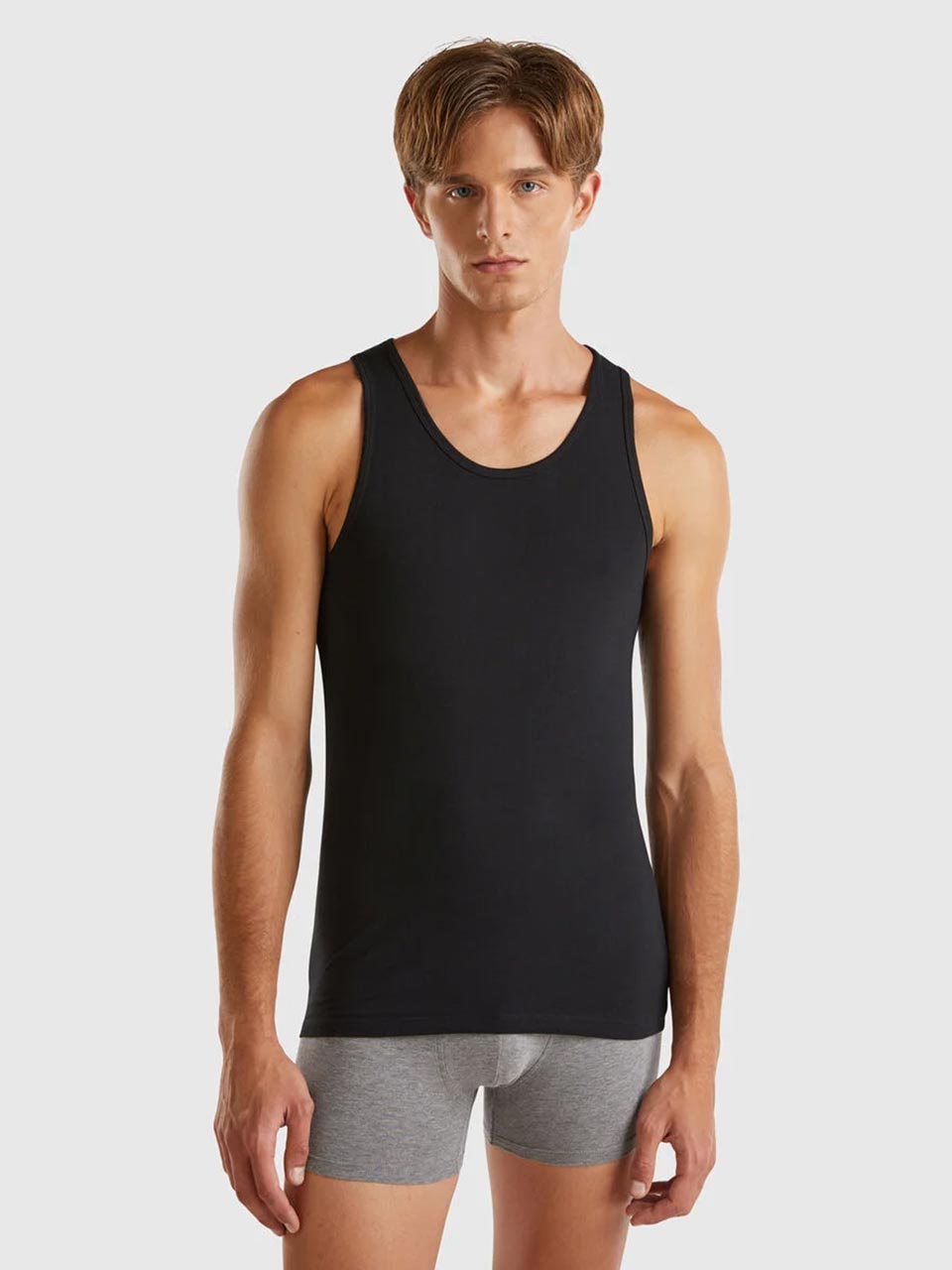 Stretch organic cotton tank top