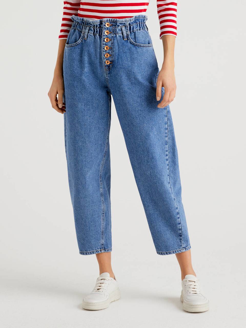 Paper bag denim jeans deals